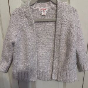 Cat & Jack Gray Heather Cardigan Sweater